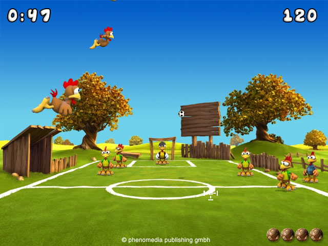 Скриншот из игры Moorhuhn Soccer - 5
