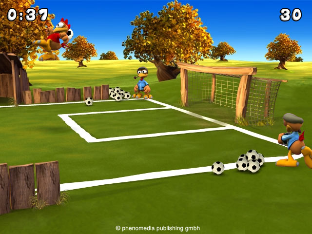 Скриншот из игры Moorhuhn Soccer - 8