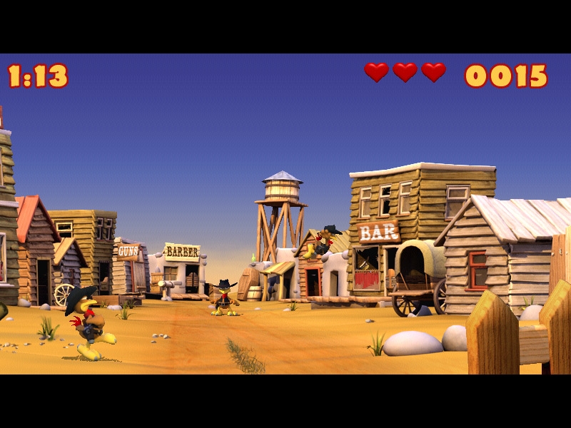 Скриншот из игры Moorhuhn Wanted - 5