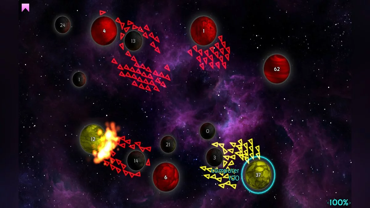 Скриншот из игры Galcon Fusion - 7