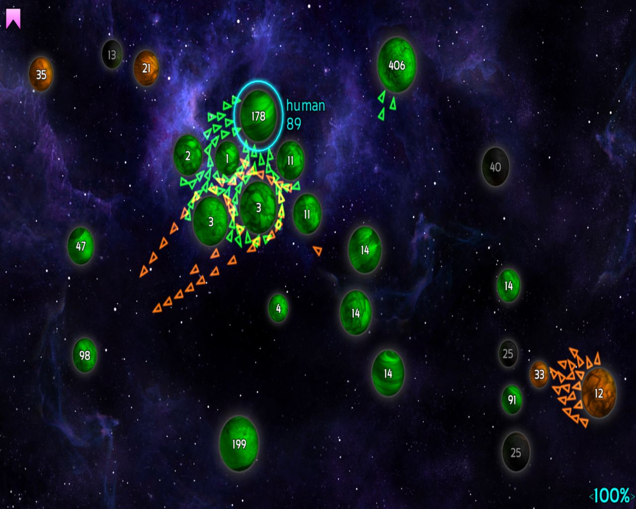 Скриншот из игры Galcon Fusion - 23