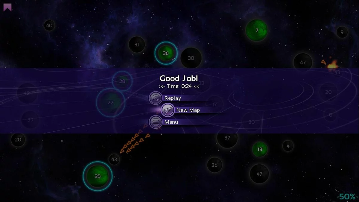 Скриншот из игры Galcon Fusion - 2