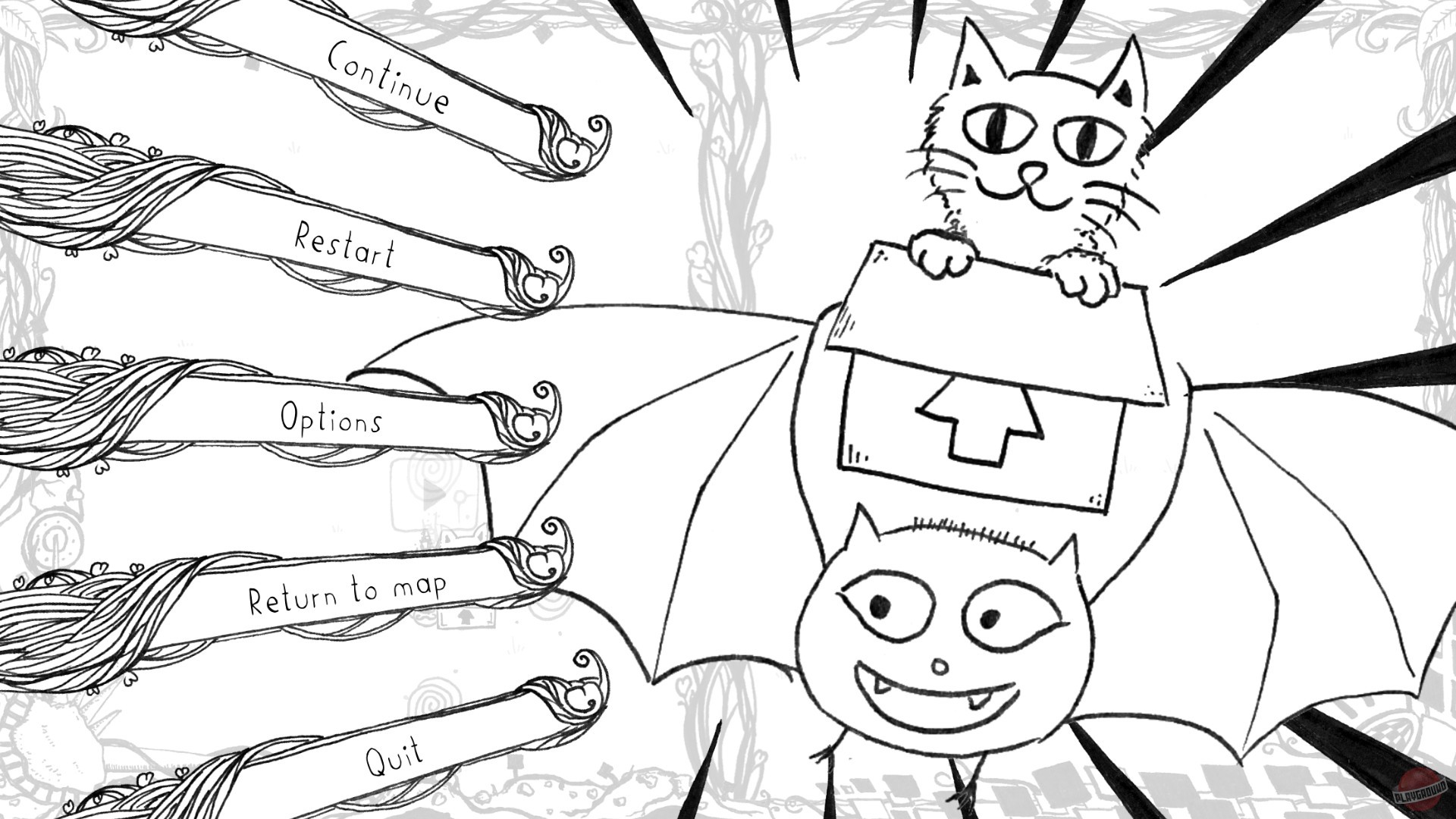 Скриншот из игры Catty & Batty: The Spirit Guide - 3