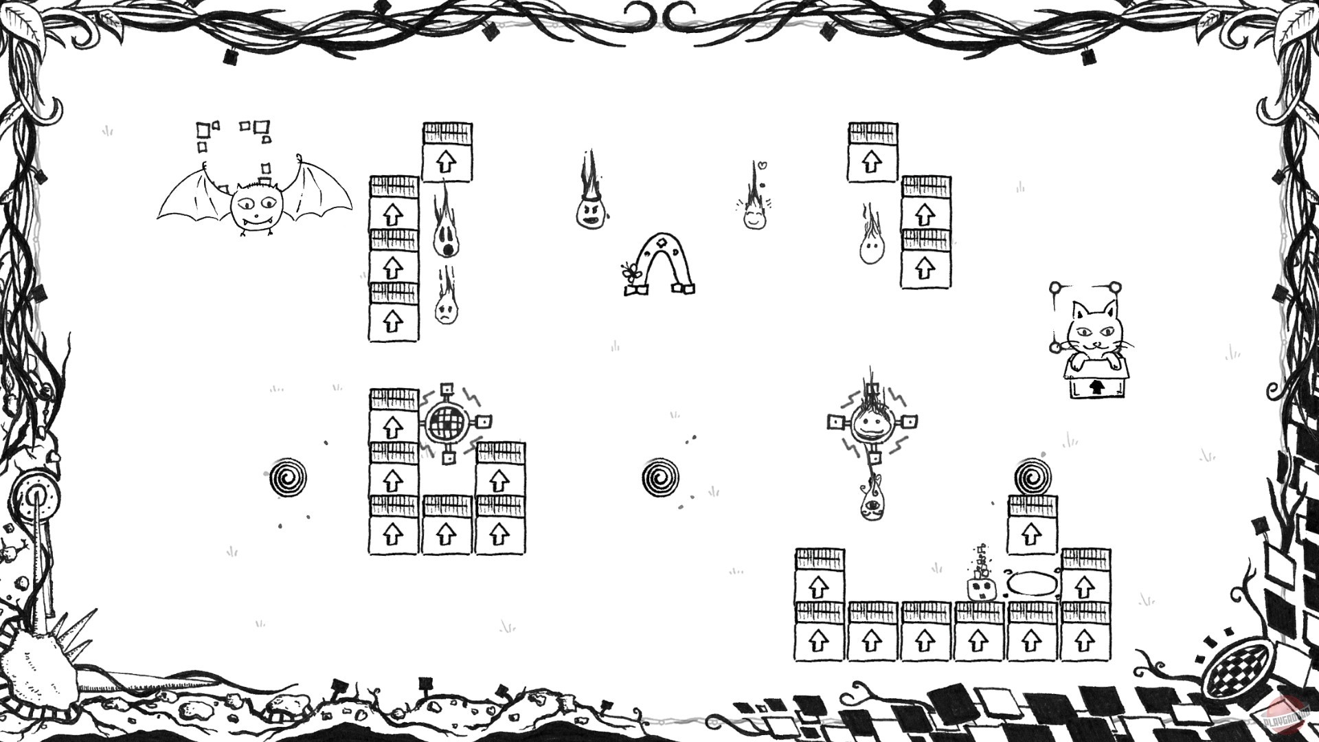 Скриншот из игры Catty & Batty: The Spirit Guide - 1