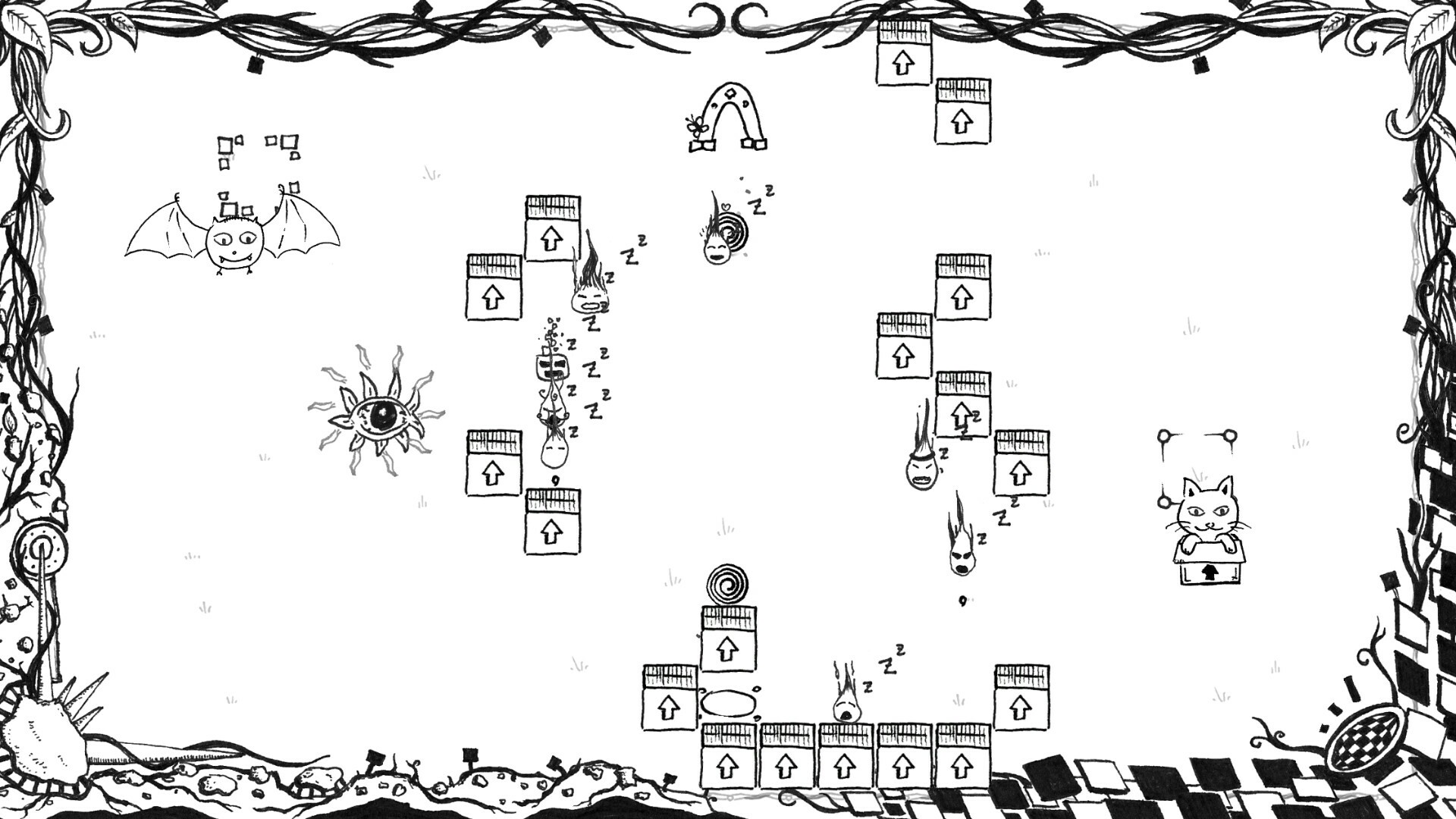 Скриншот из игры Catty & Batty: The Spirit Guide - 5