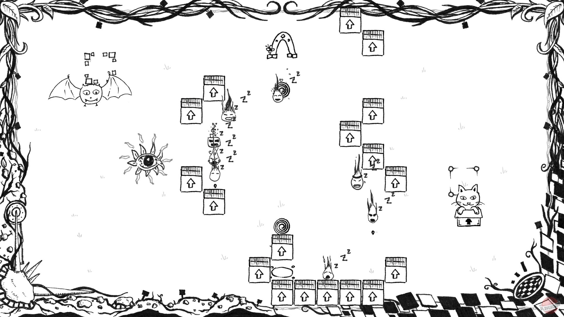 Скриншот из игры Catty & Batty: The Spirit Guide - 10