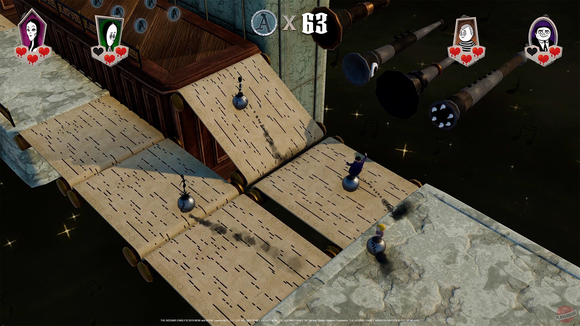 Скриншот из игры The Addams Family: Mansion Mayhem - 21