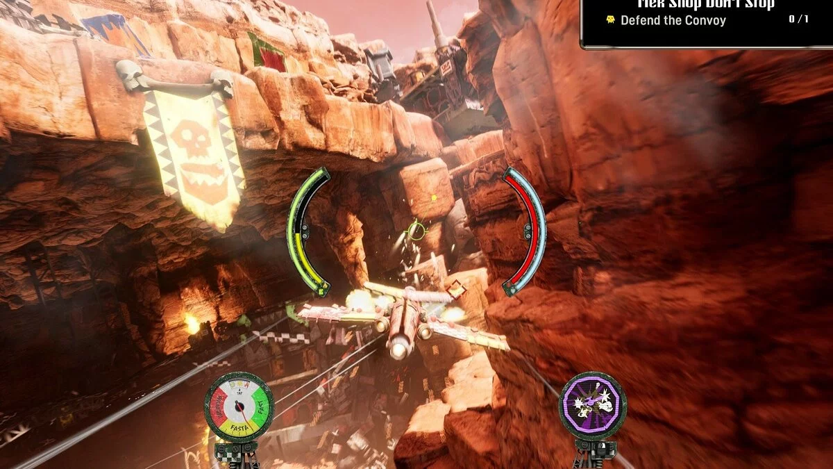 Скриншот из игры Warhammer 40,000: Dakka Squadron - 7