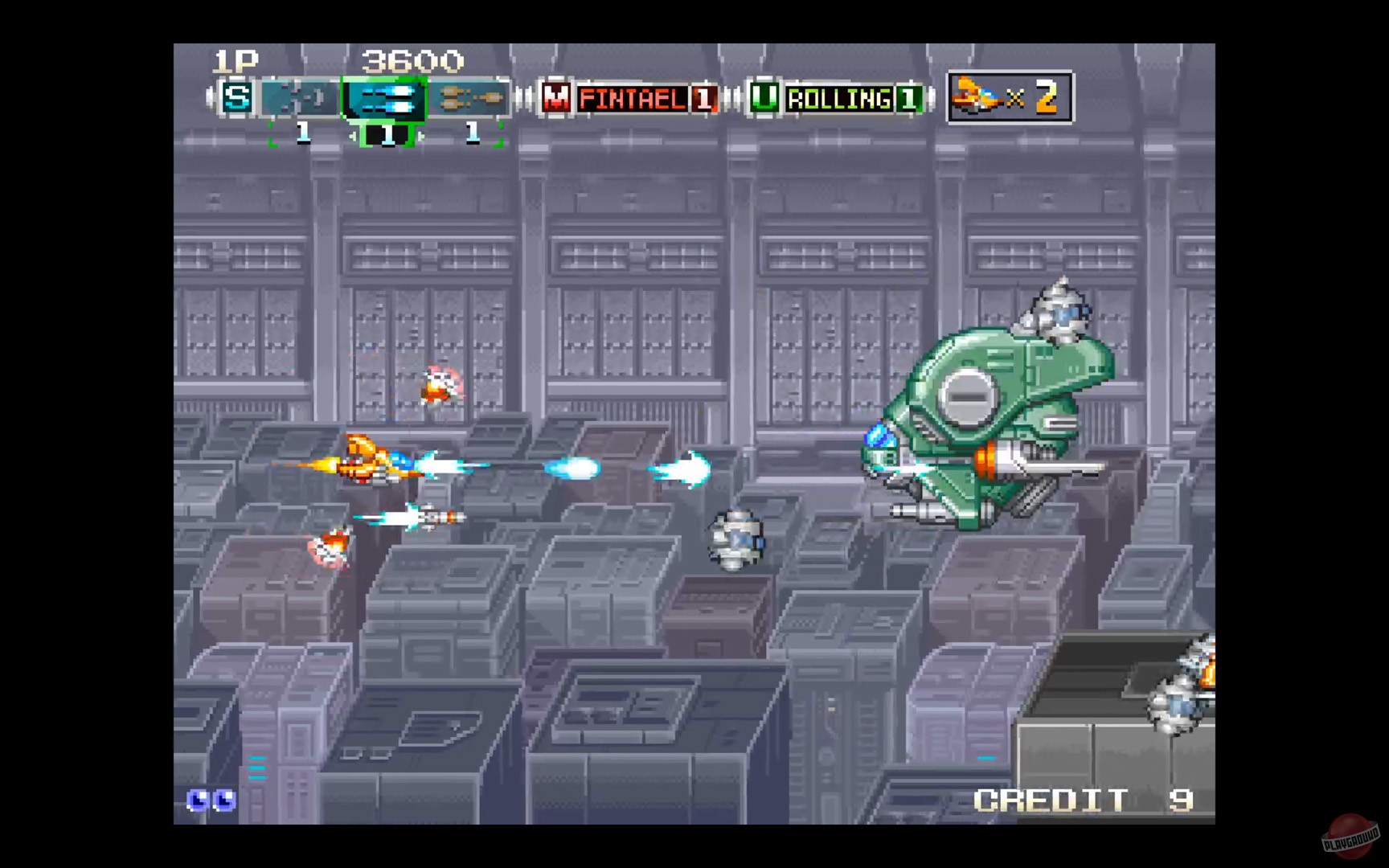 Скриншот из игры Andro Dunos 2 - 1