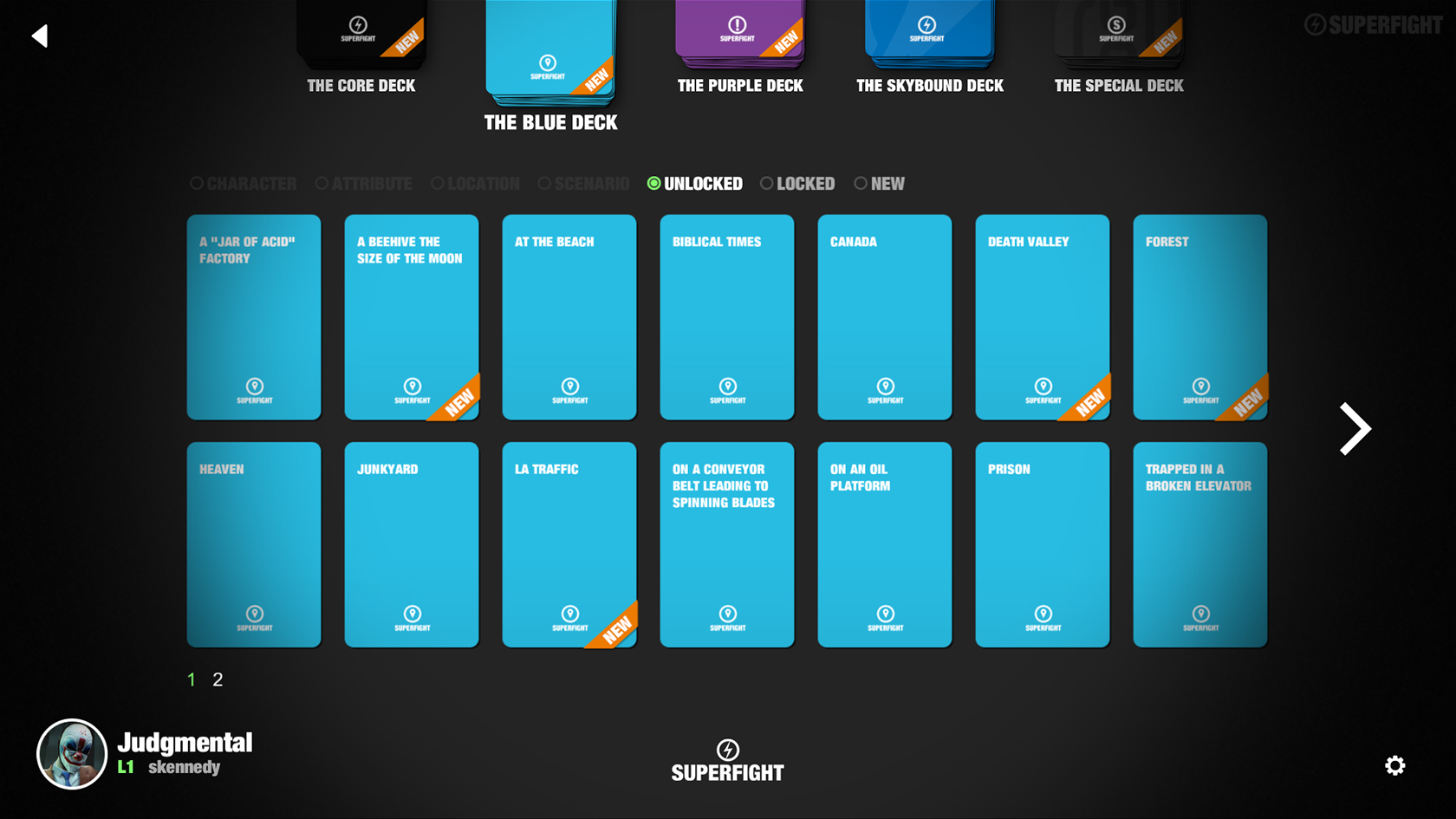 Скриншот из игры SUPERFIGHT - 33