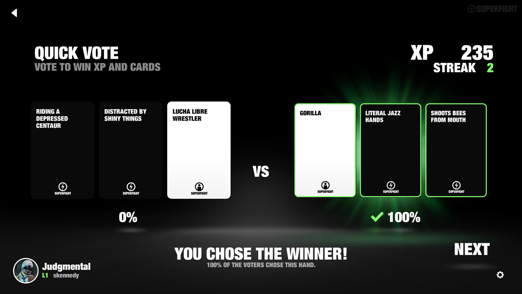 Скриншот из игры SUPERFIGHT - 21