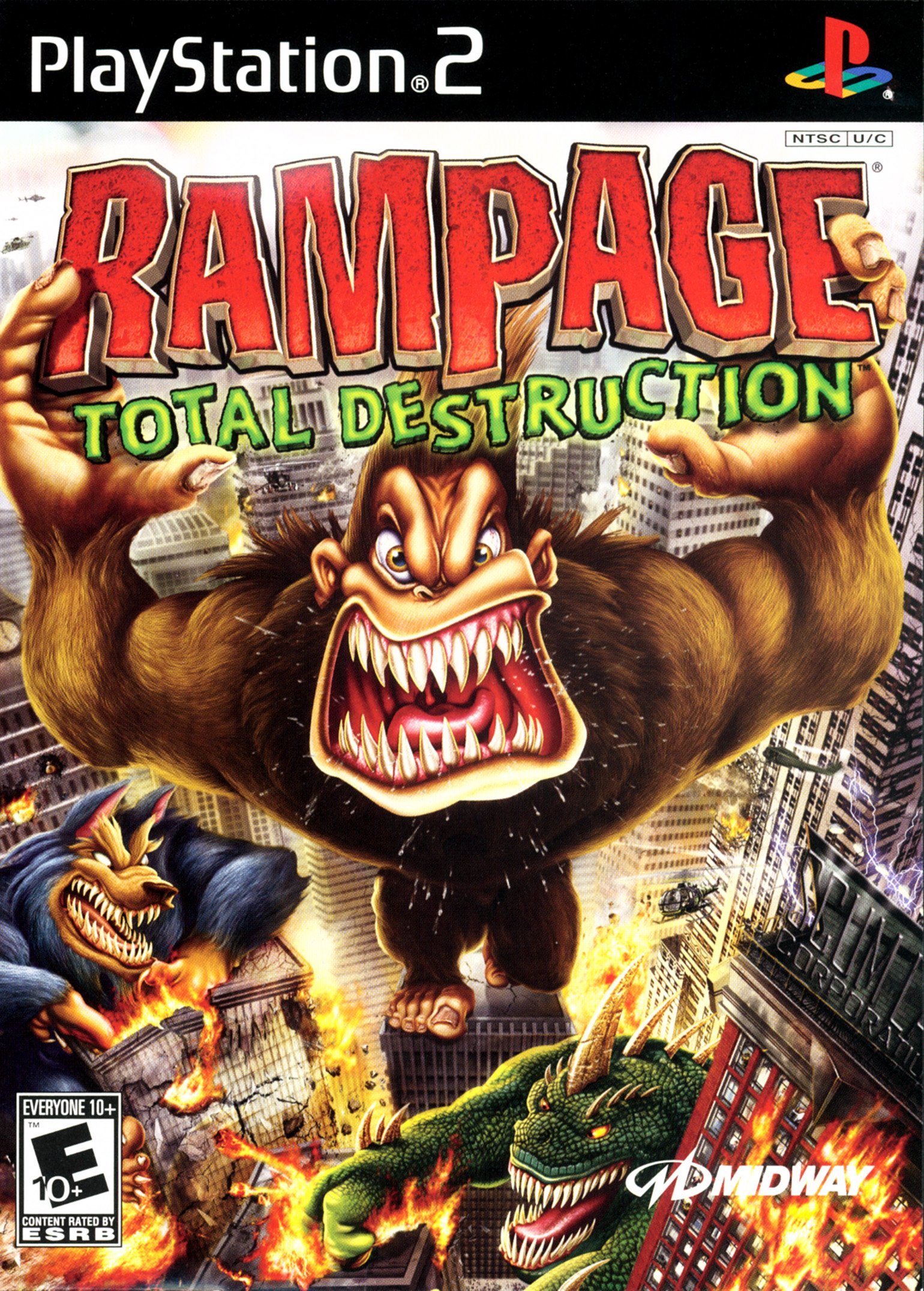 Обложка игры Rampage: Total Destruction