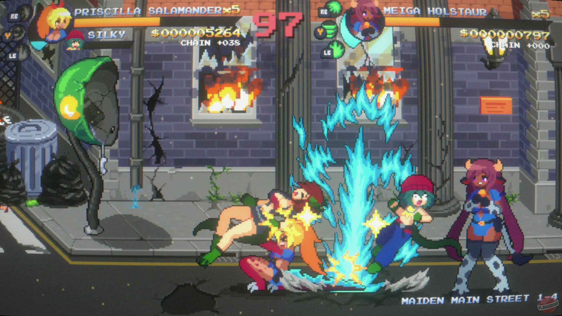 Скриншот из игры Maiden Cops - 10