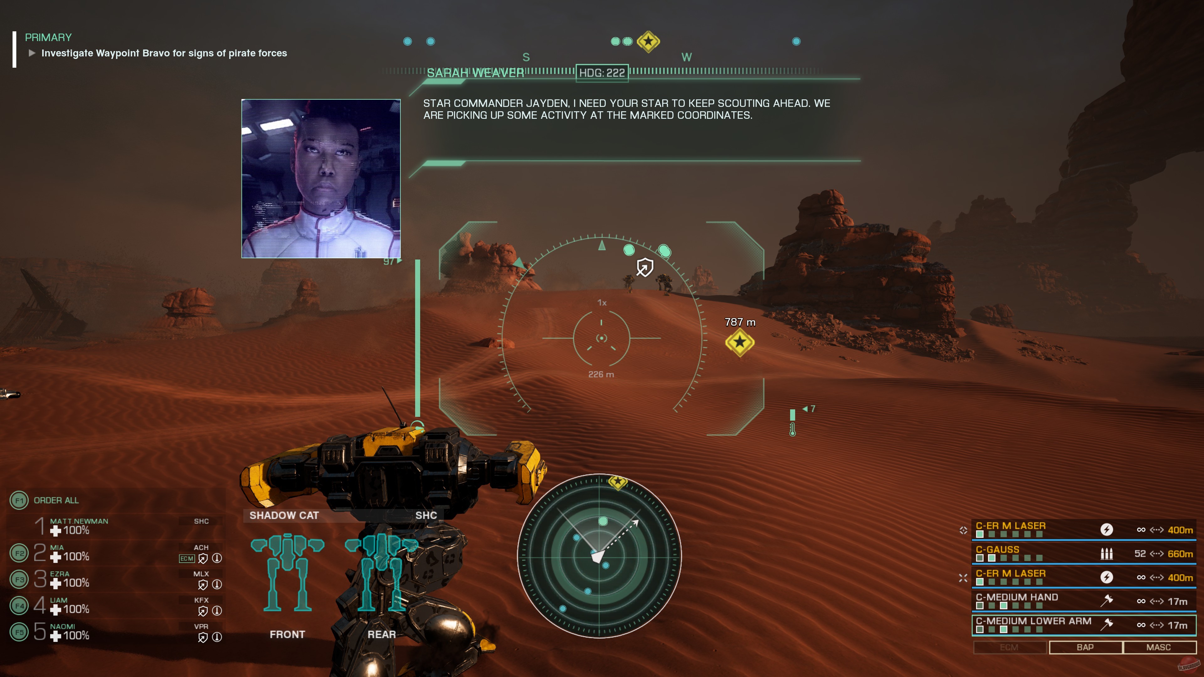 Скриншот из игры MechWarrior 5: Clans - 31