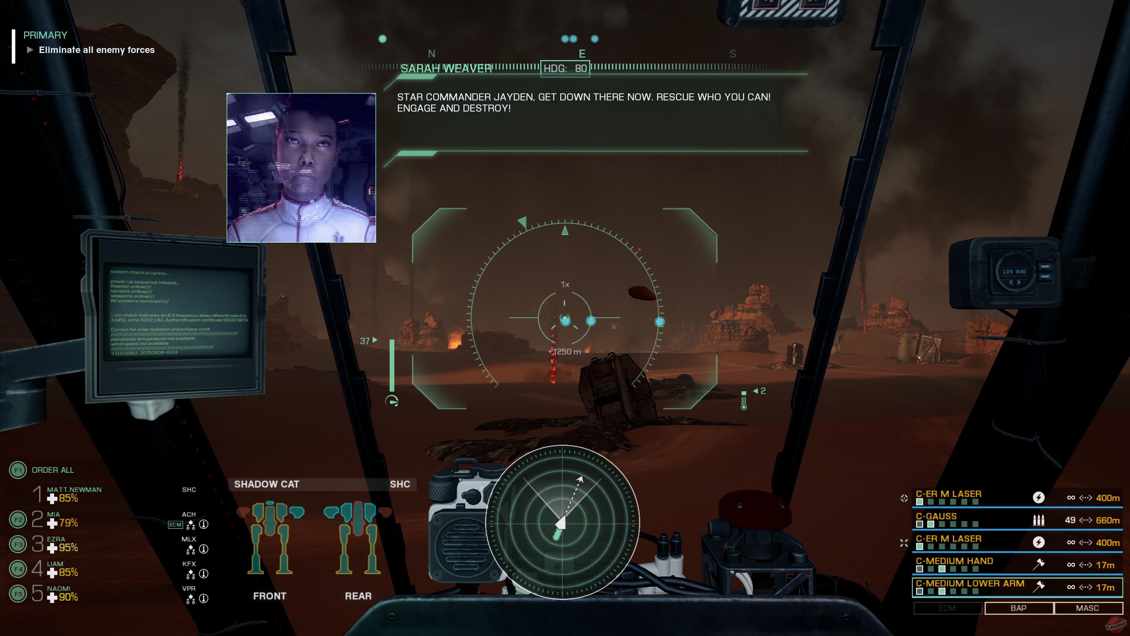 Скриншот из игры MechWarrior 5: Clans - 54