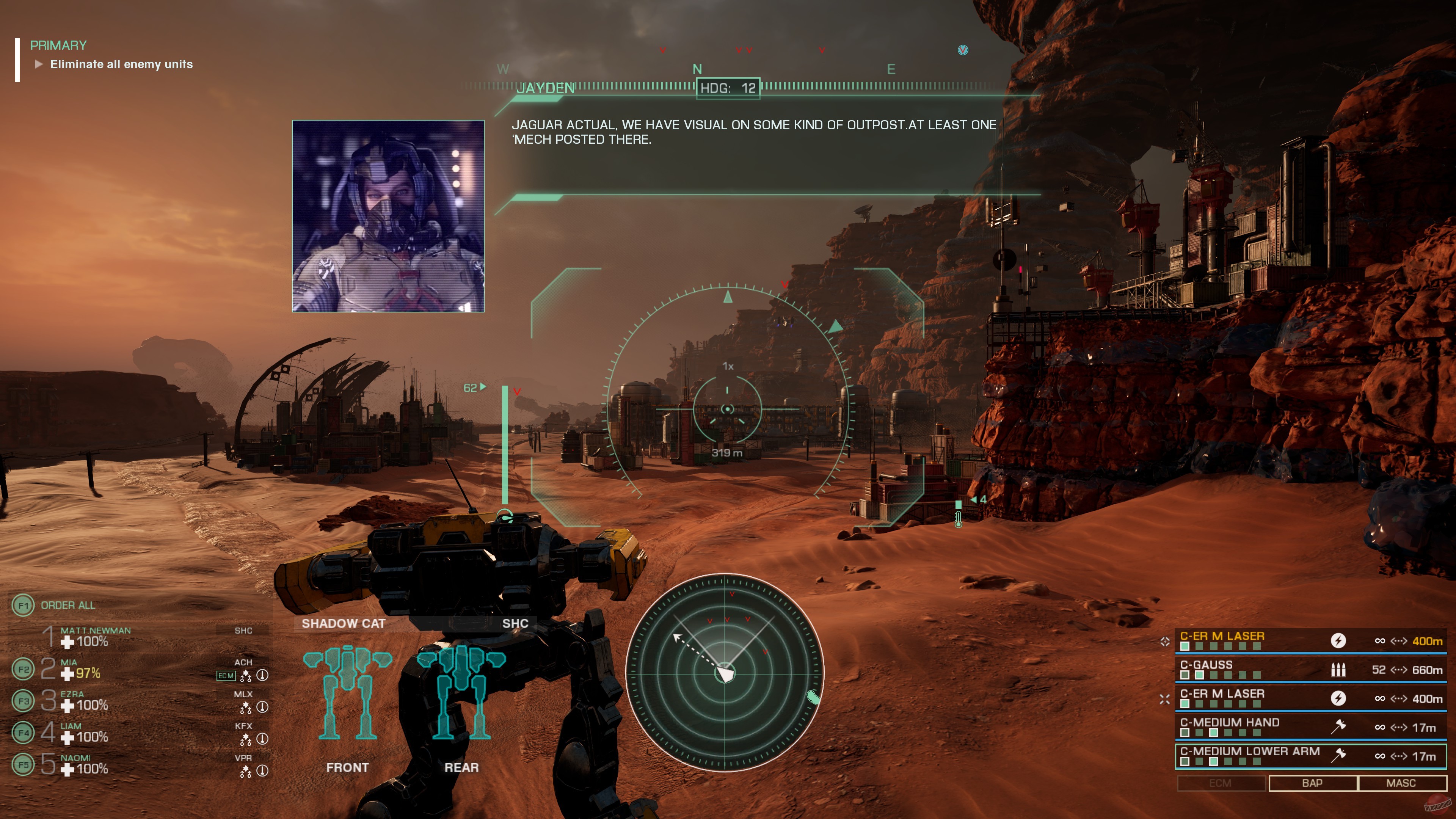 Скриншот из игры MechWarrior 5: Clans - 53