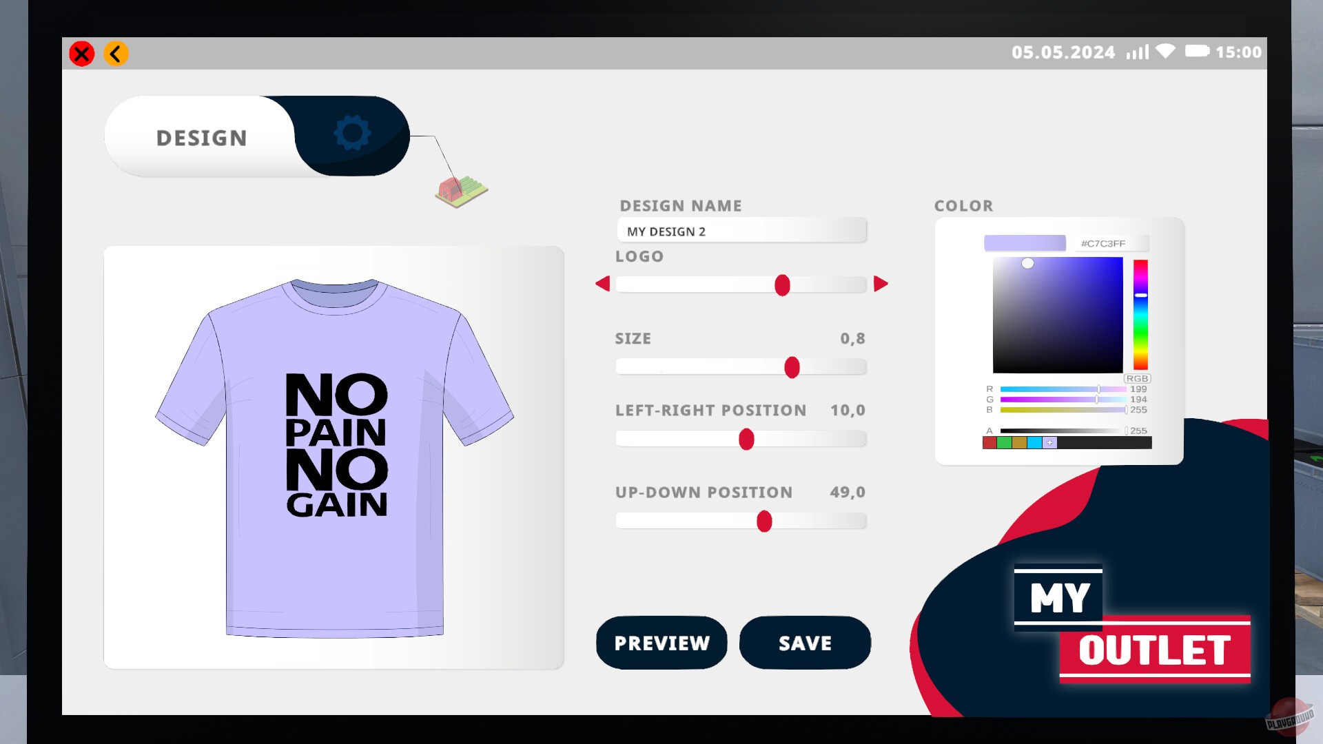 Скриншот из игры Factory Outlet Simulator - 6