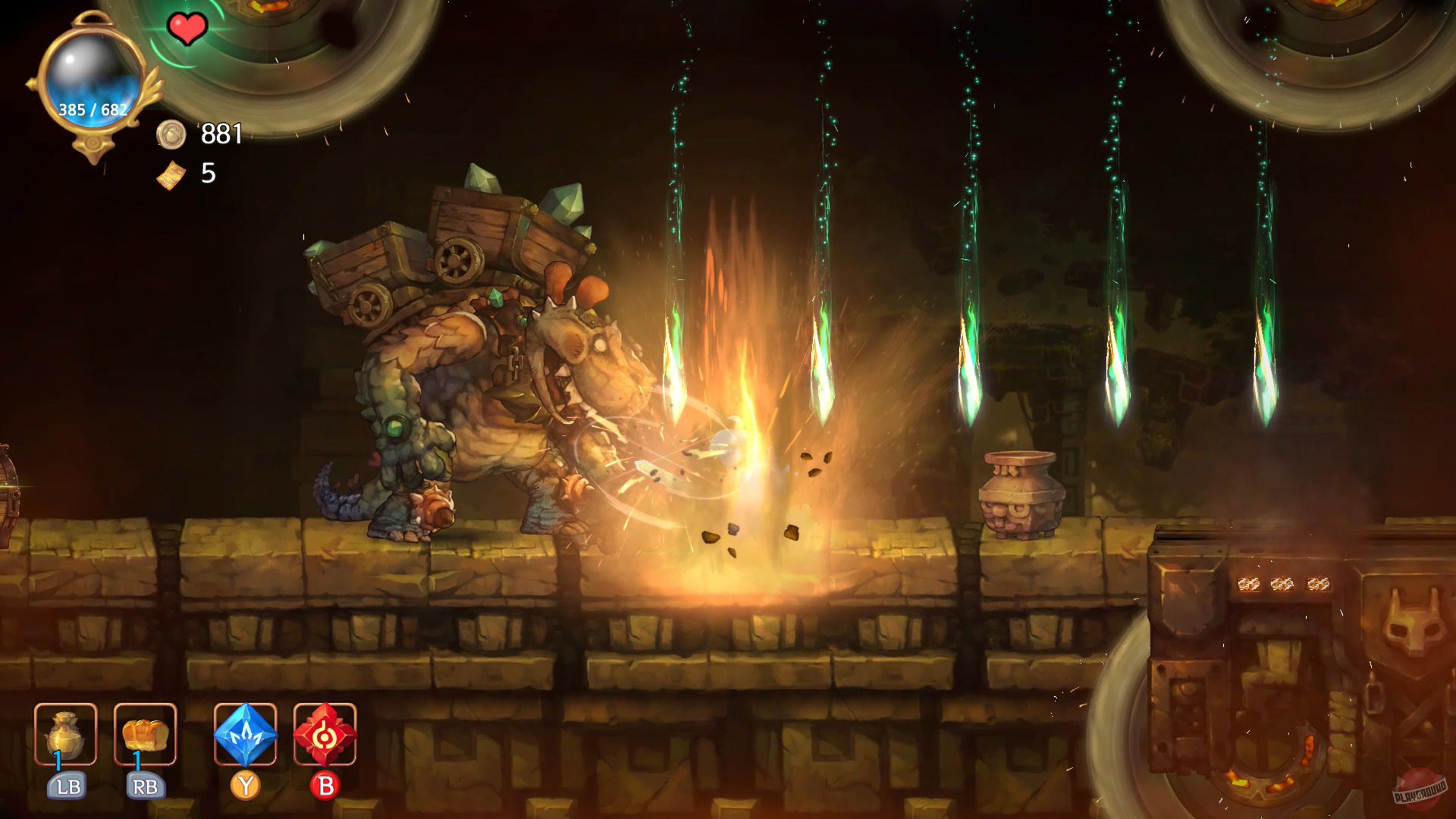 Скриншот из игры Lamp Chronicle - 9