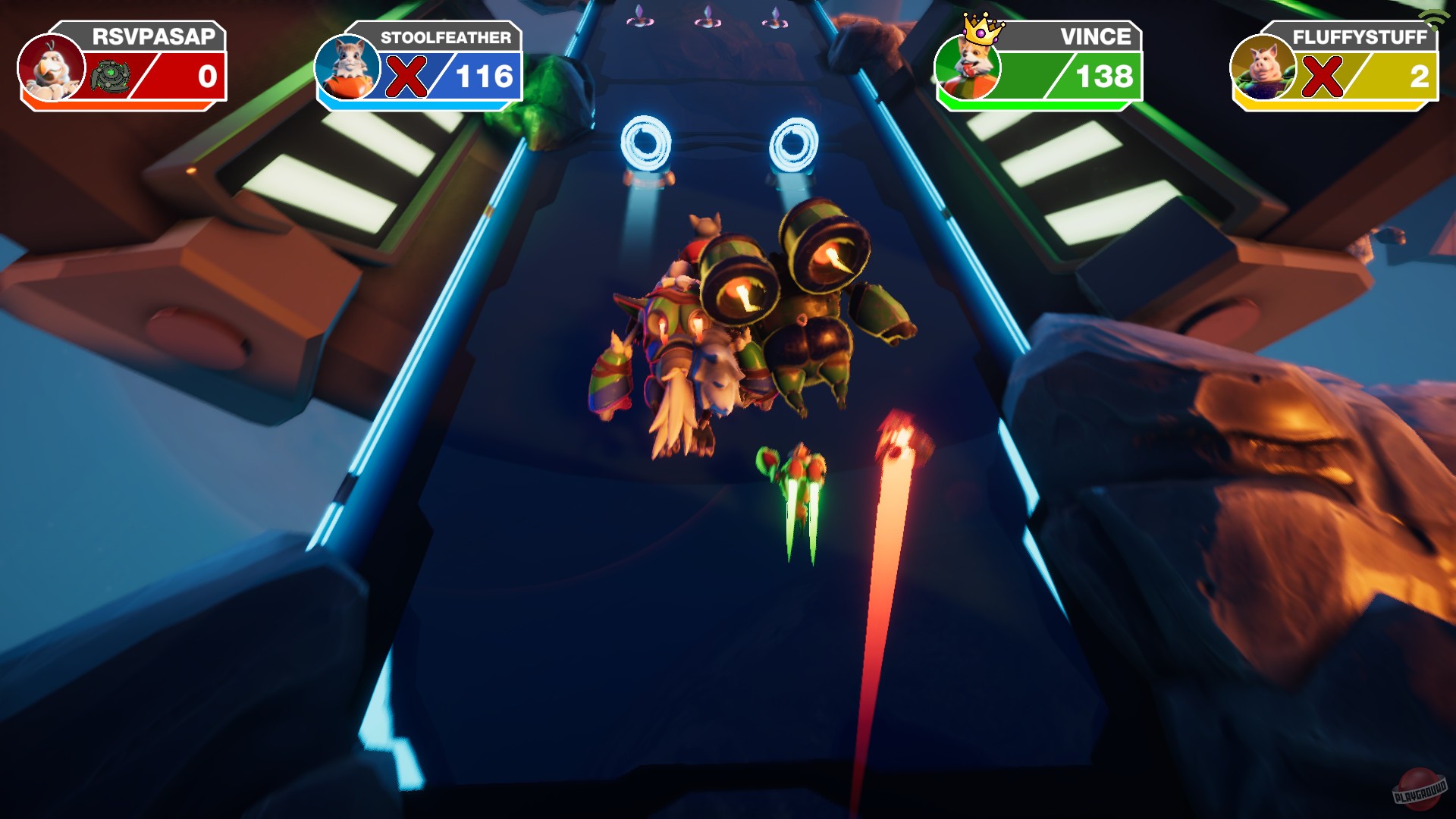 Скриншот из игры Rocket Rumble - 8