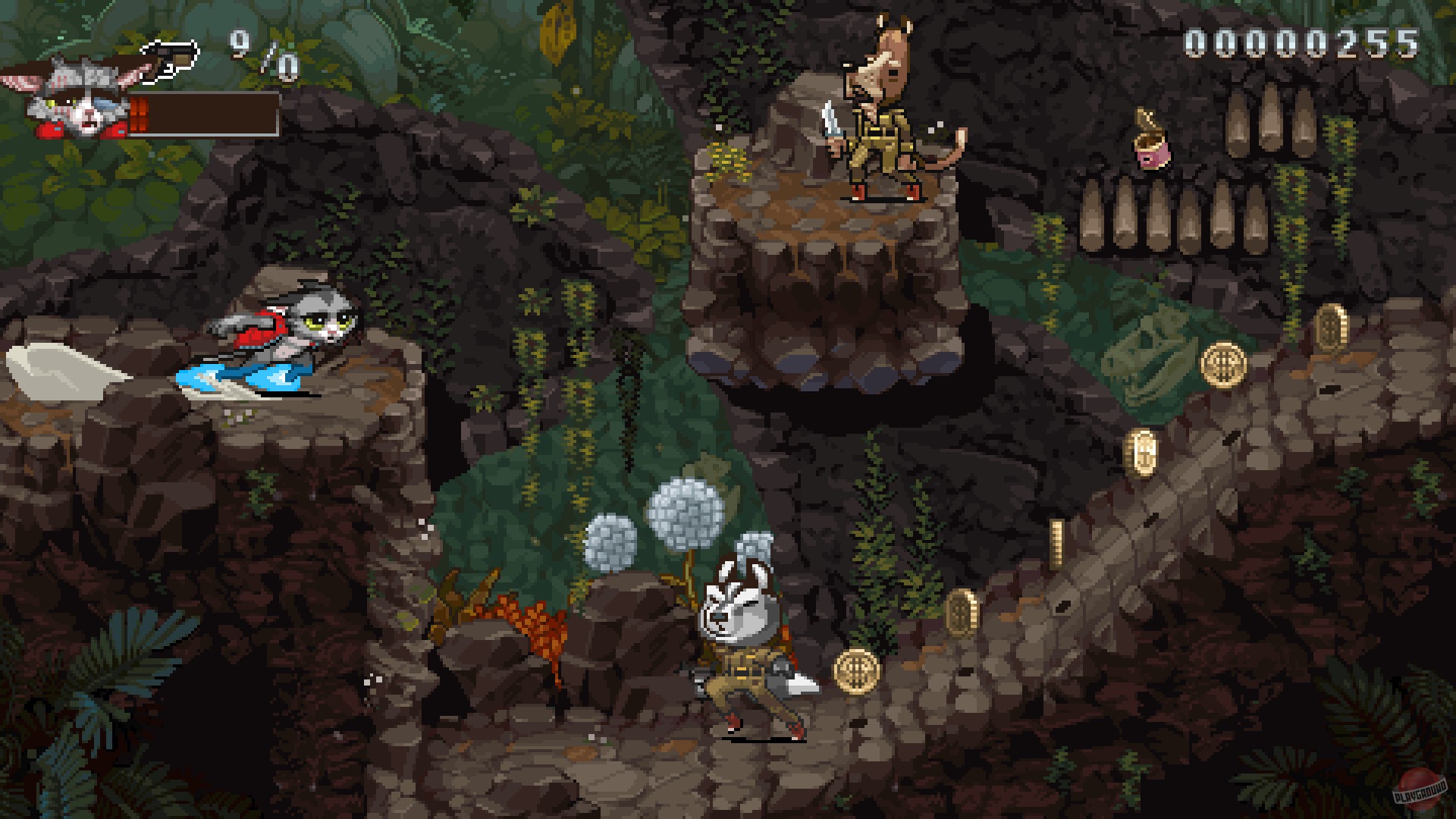 Скриншот из игры Super Catboy - 2