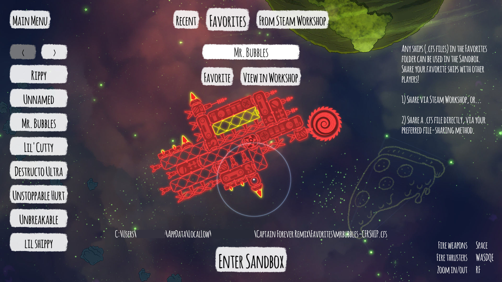 Скриншот из игры Captain Forever Remix - 14