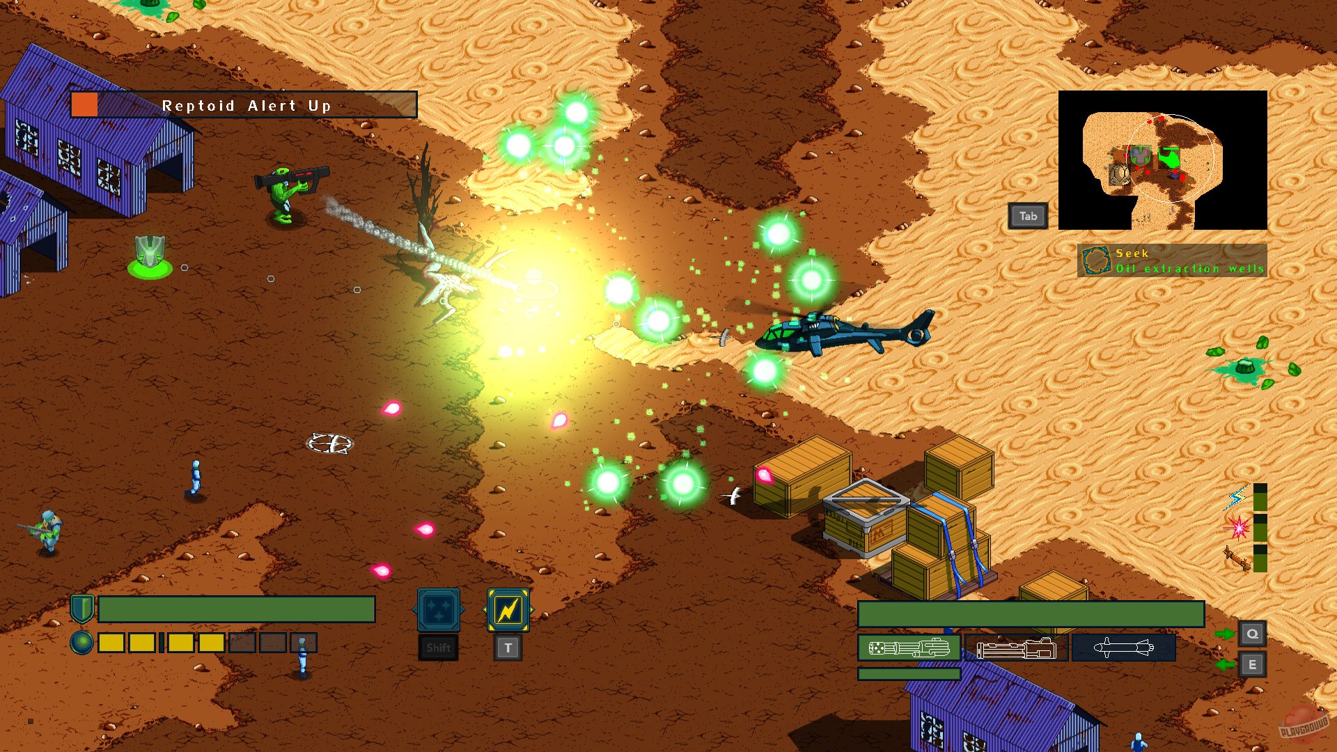 Скриншот из игры Megacopter: Blades of the Goddess - 1