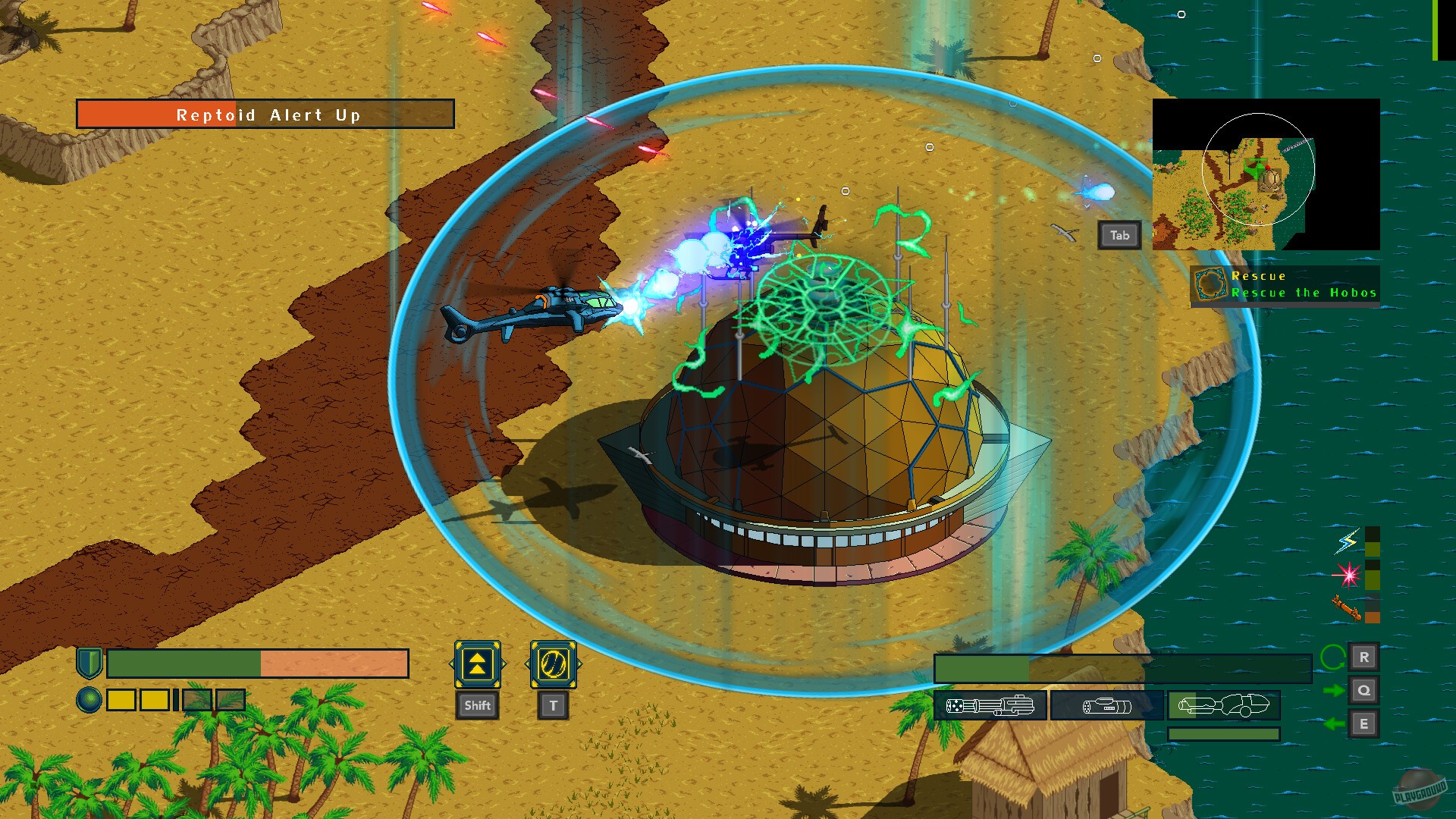 Скриншот из игры Megacopter: Blades of the Goddess - 5