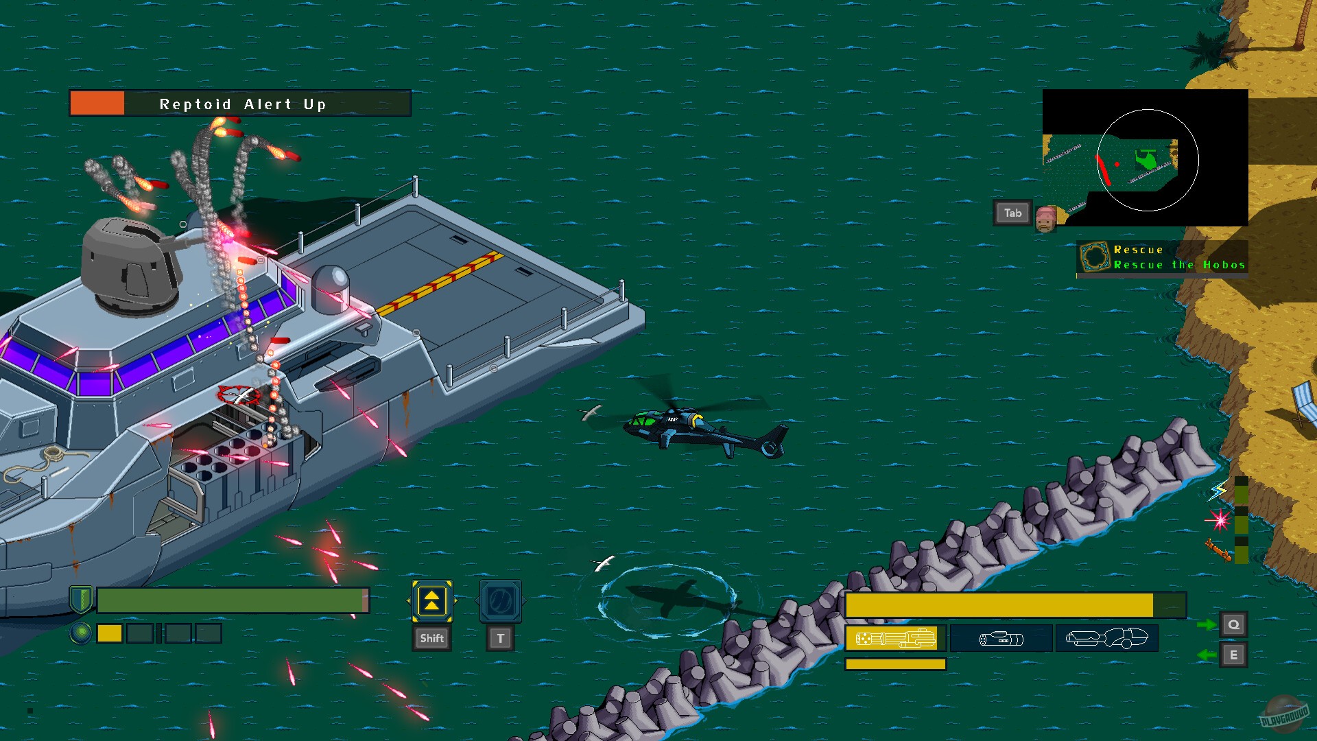 Скриншот из игры Megacopter: Blades of the Goddess - 3