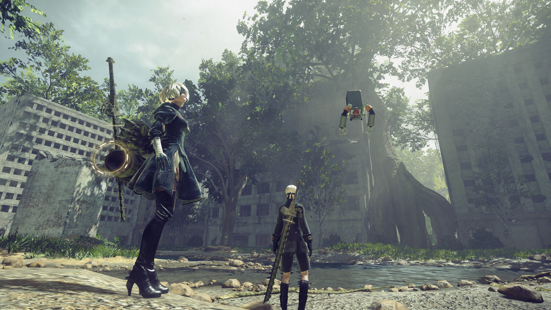 Скриншот из игры NieR: Automata - 100
