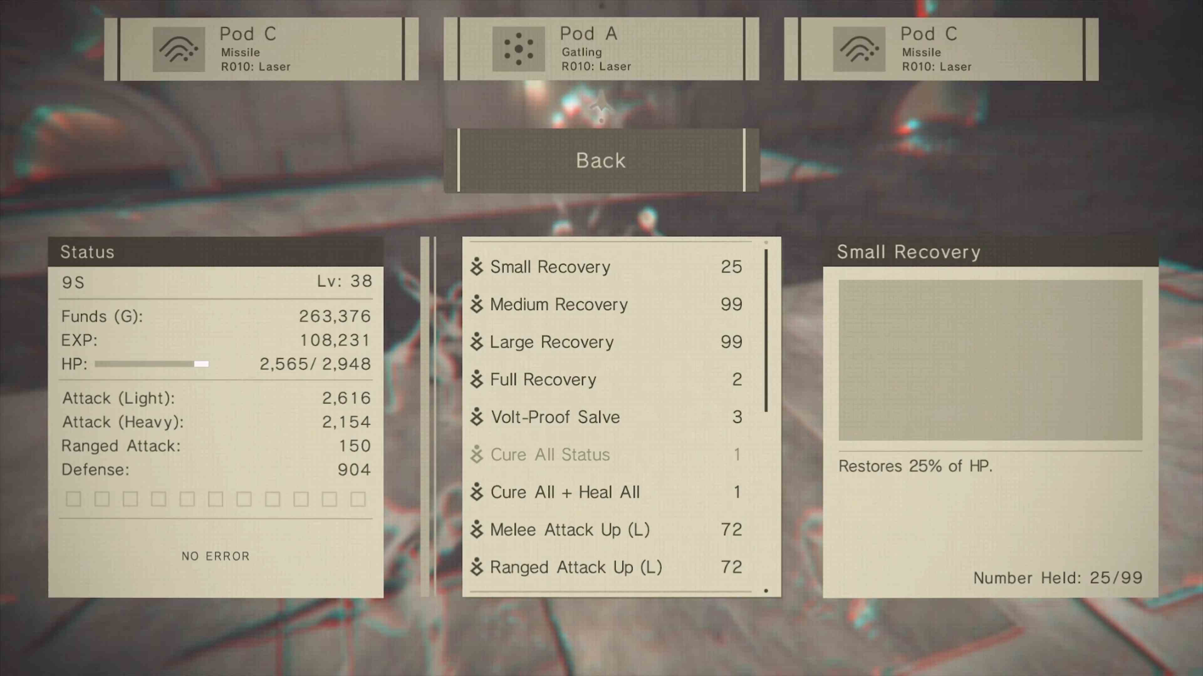 Скриншот из игры NieR: Automata - 102