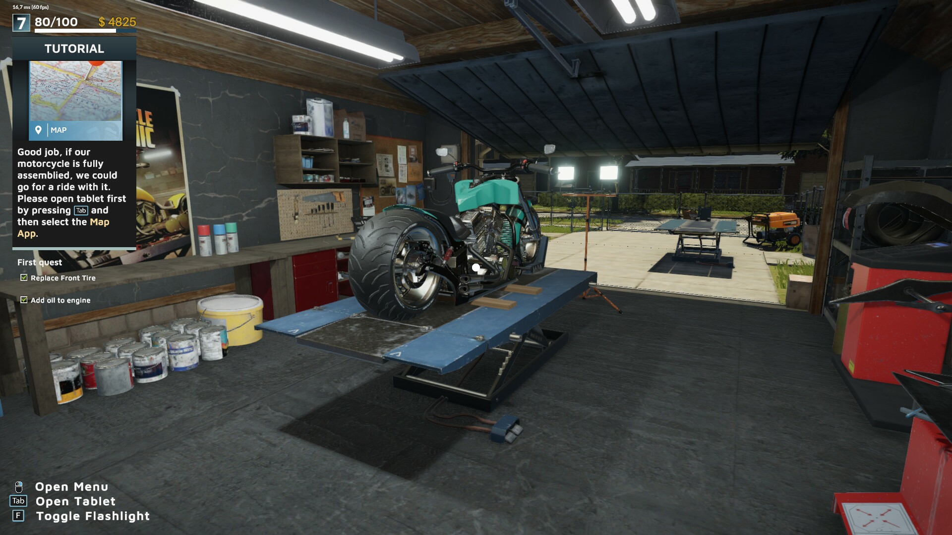 Скриншот из игры Motorcycle Mechanic Simulator 2021 - 20