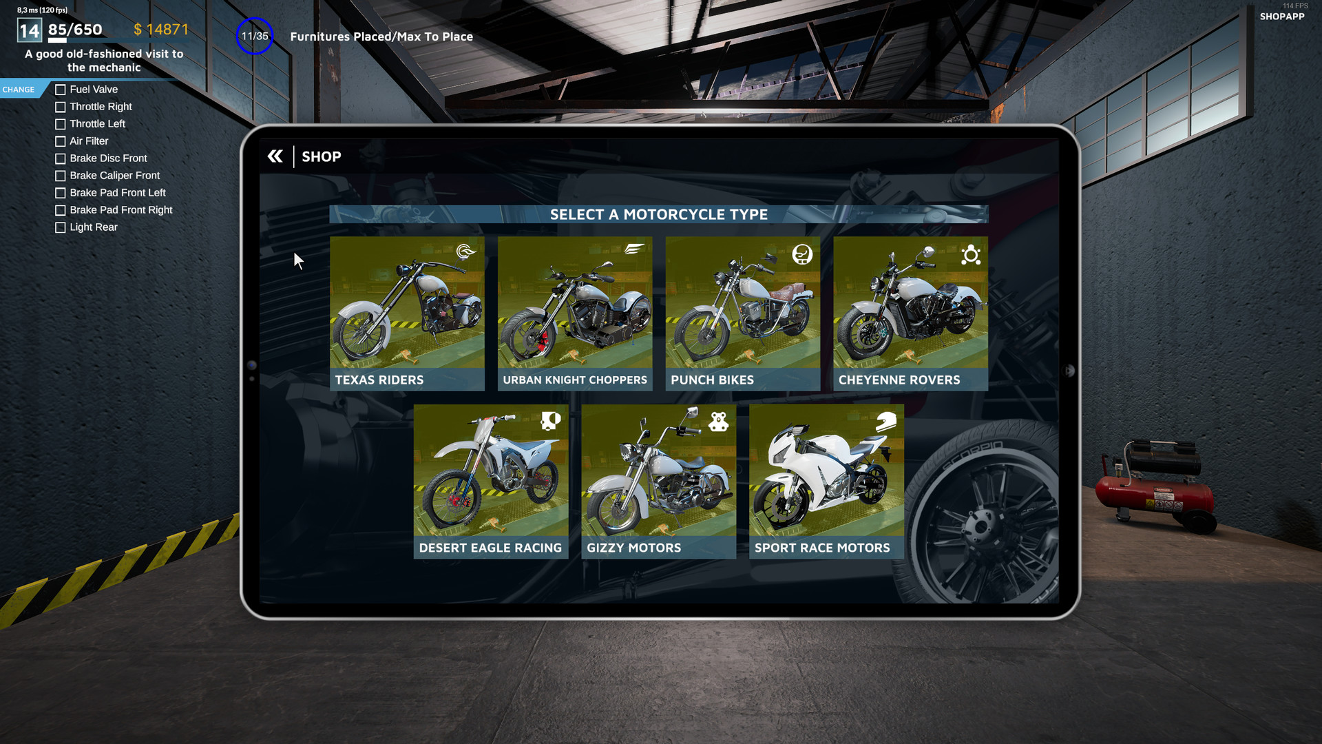 Скриншот из игры Motorcycle Mechanic Simulator 2021 - 83