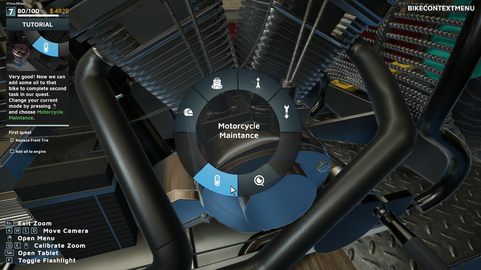 Скриншот из игры Motorcycle Mechanic Simulator 2021 - 91