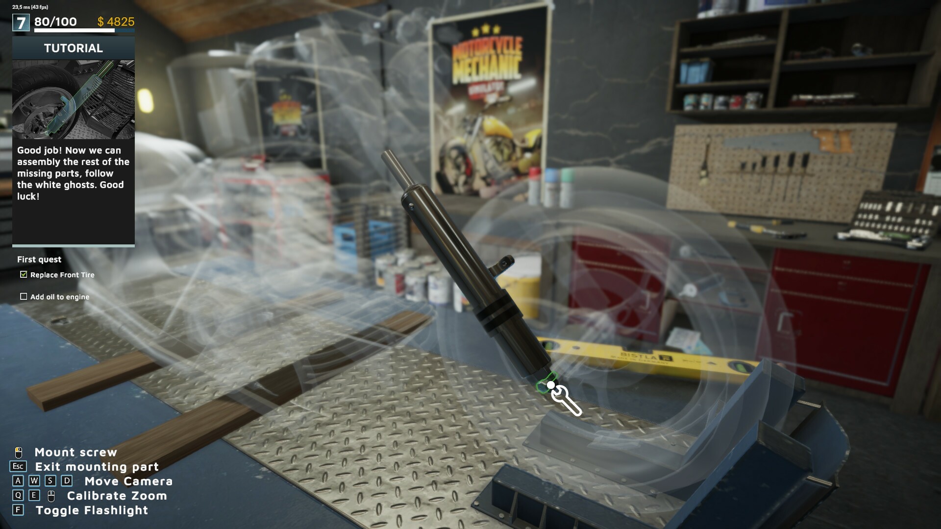 Скриншот из игры Motorcycle Mechanic Simulator 2021 - 86