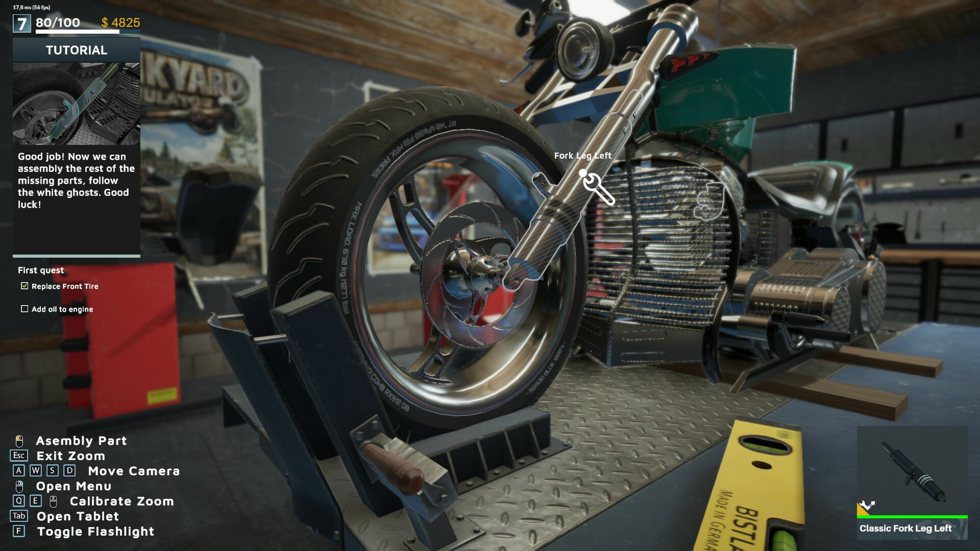 Скриншот из игры Motorcycle Mechanic Simulator 2021 - 63
