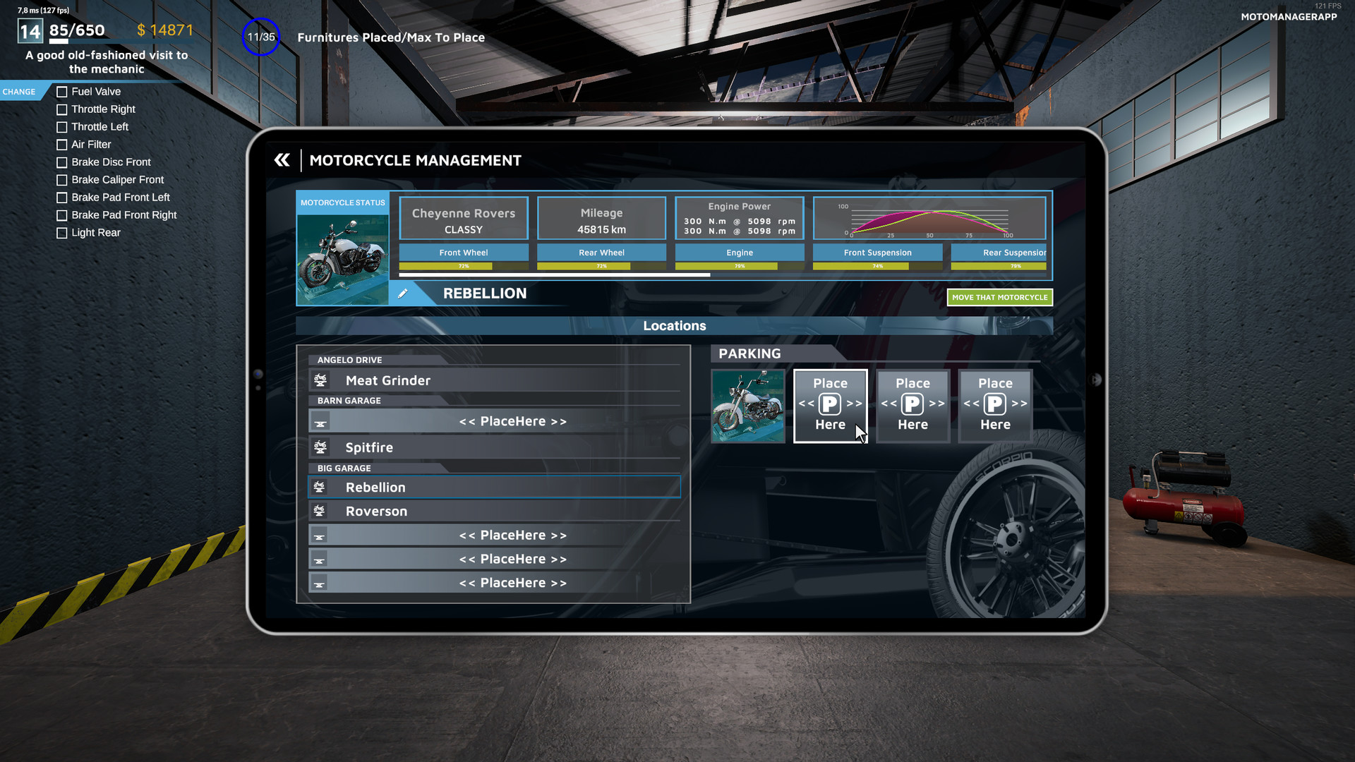 Скриншот из игры Motorcycle Mechanic Simulator 2021 - 76