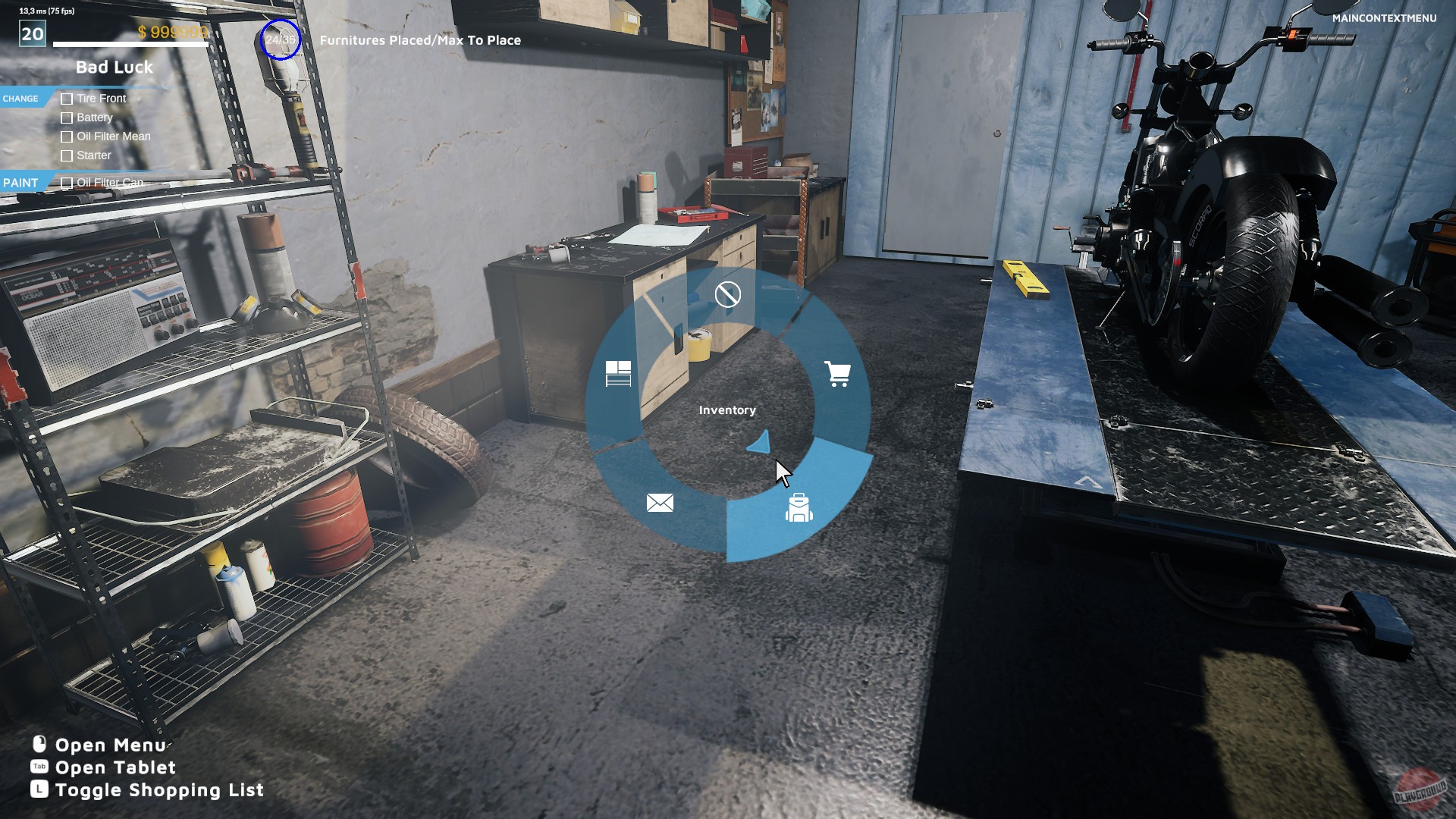Скриншот из игры Motorcycle Mechanic Simulator 2021 - 88
