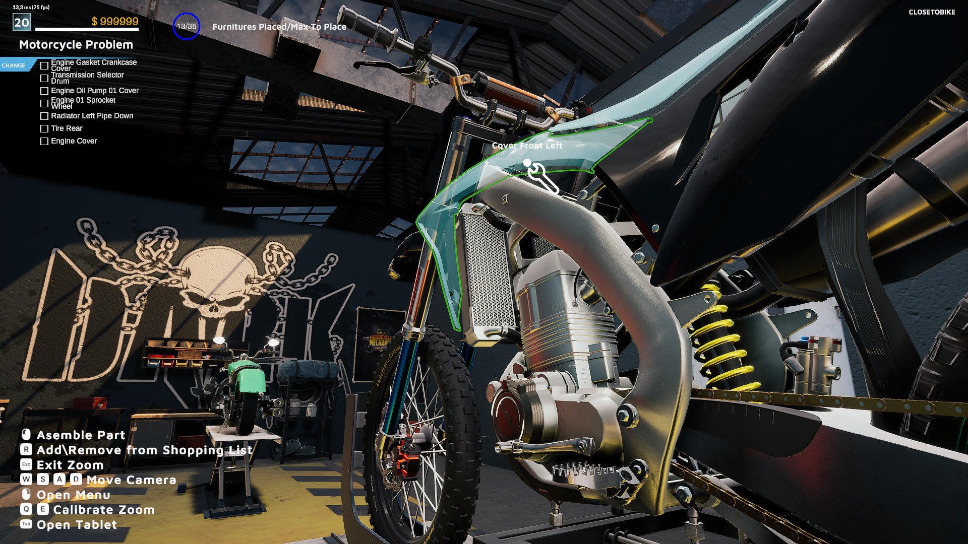 Скриншот из игры Motorcycle Mechanic Simulator 2021 - 69