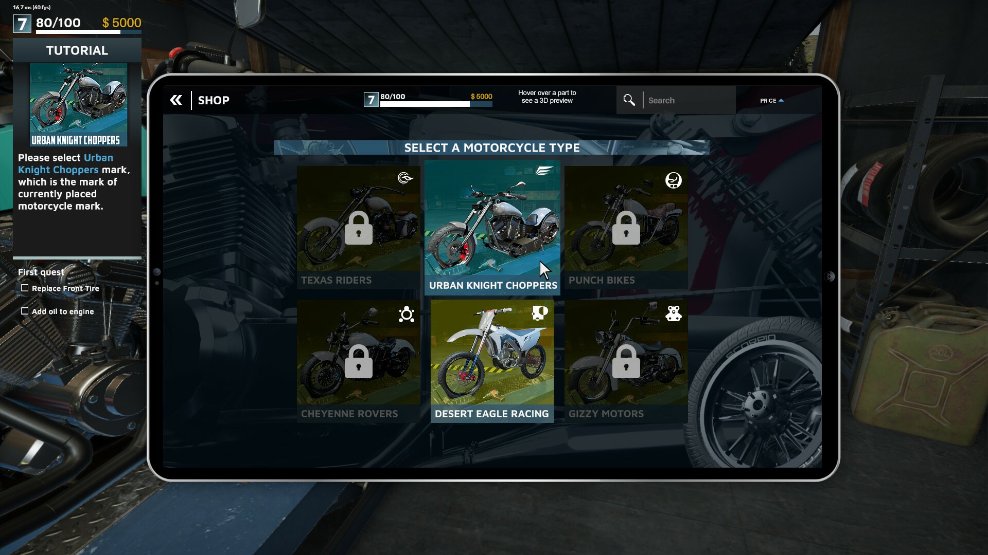 Скриншот из игры Motorcycle Mechanic Simulator 2021 - 75