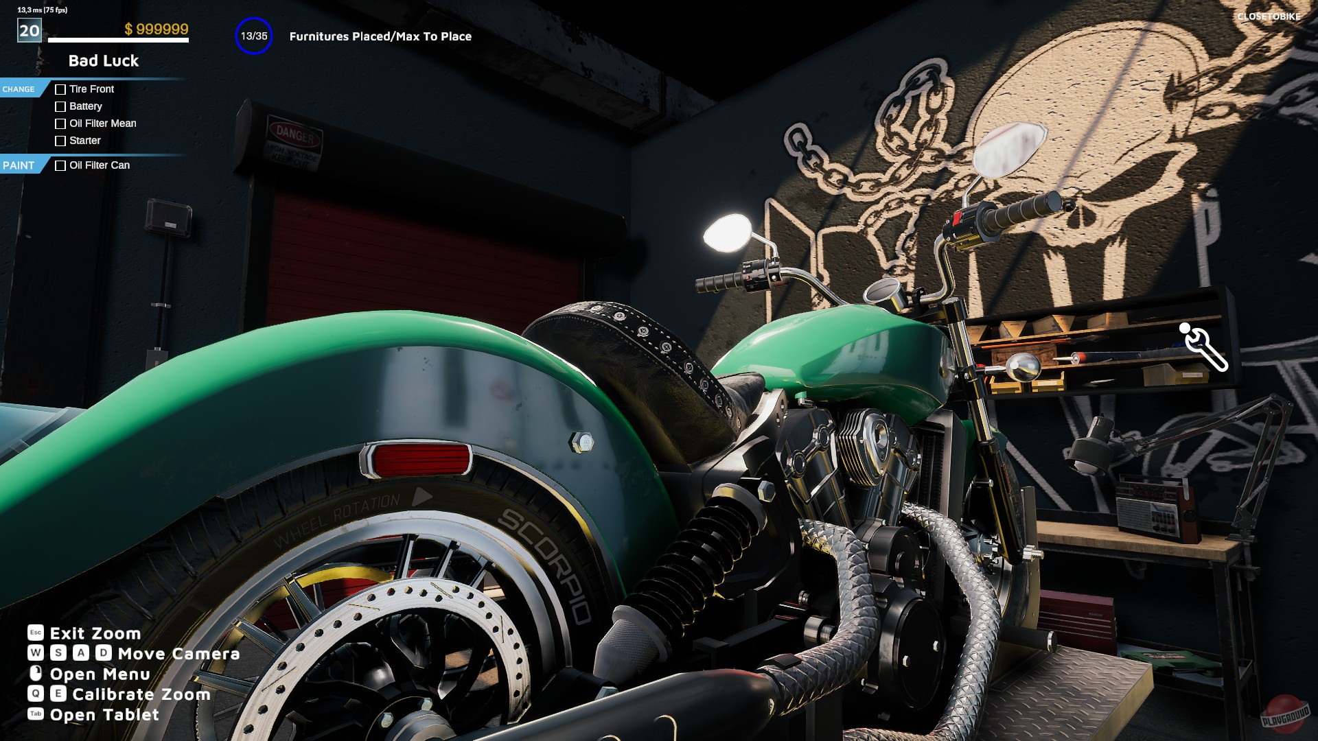 Скриншот из игры Motorcycle Mechanic Simulator 2021 - 28
