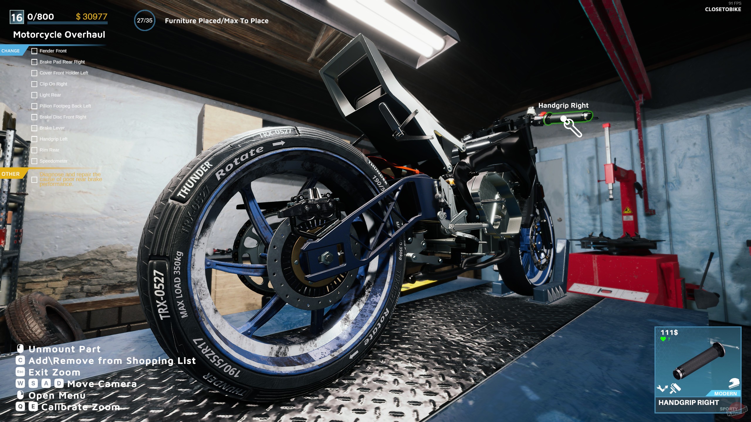 Скриншот из игры Motorcycle Mechanic Simulator 2021 - 84