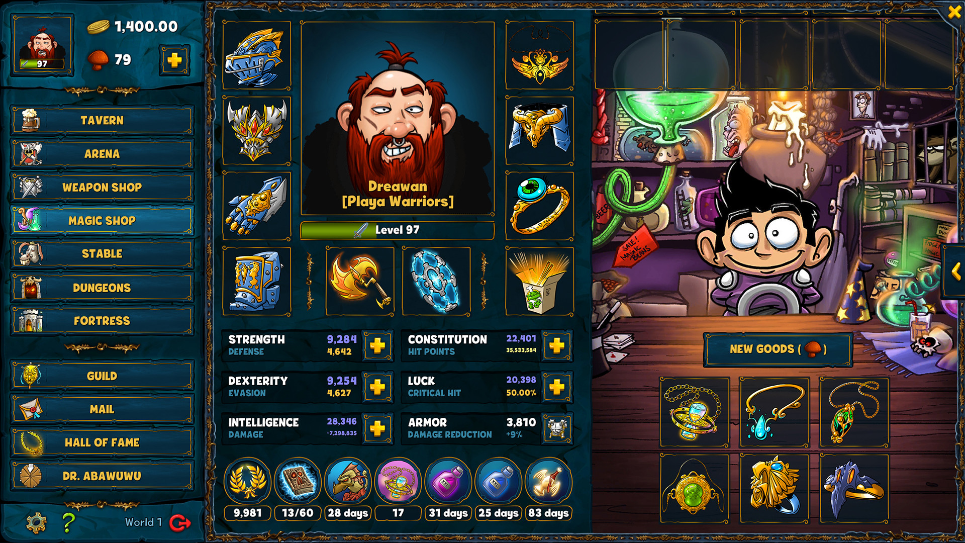 Скриншот из игры Shakes and Fidget - 29