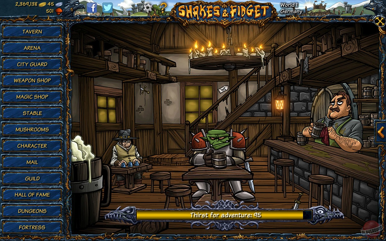 Скриншот из игры Shakes and Fidget - 10