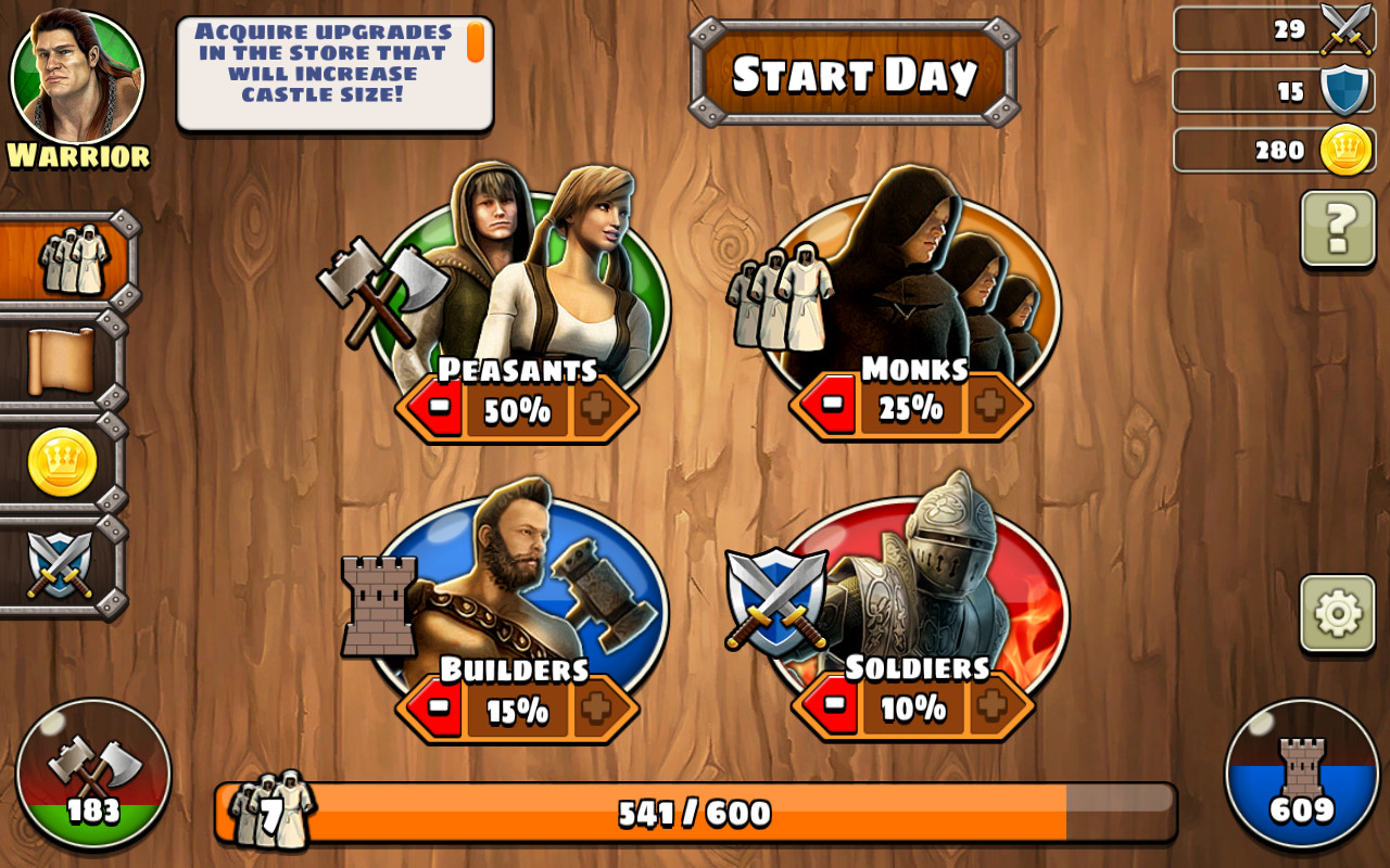 Скриншот из игры Age of Castles: Warlords - 24