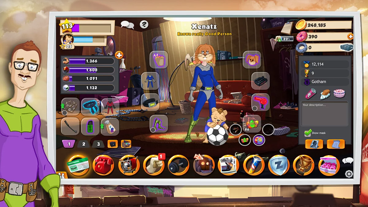 Скриншот из игры Hero Zero - 3