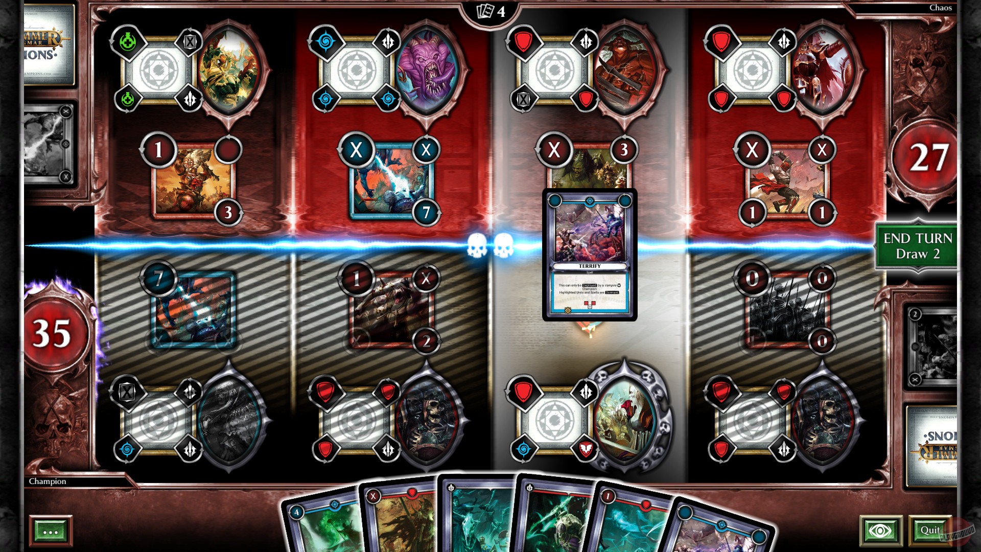 Скриншот из игры Warhammer: Age of Sigmar Champions - 9