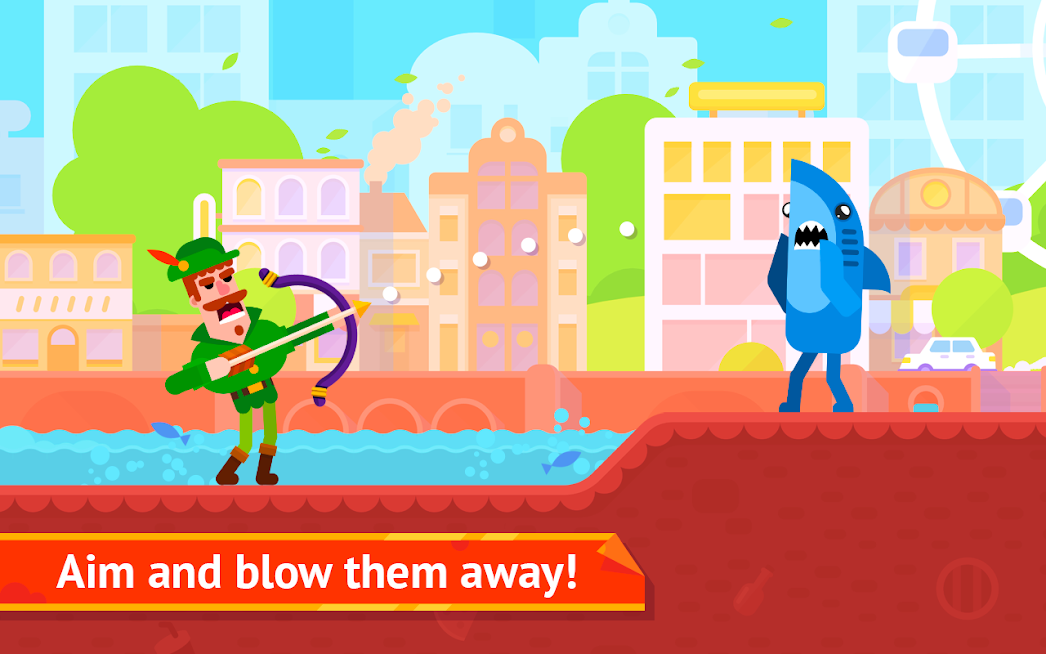 Скриншот из игры Bowmasters - 2