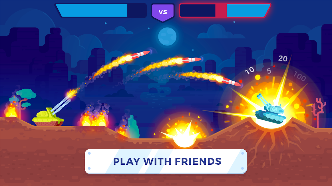 Скриншот из игры Tank Stars - 1