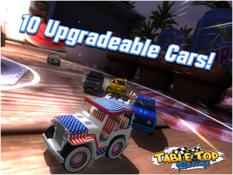 Скриншот из игры Table Top Racing - 1