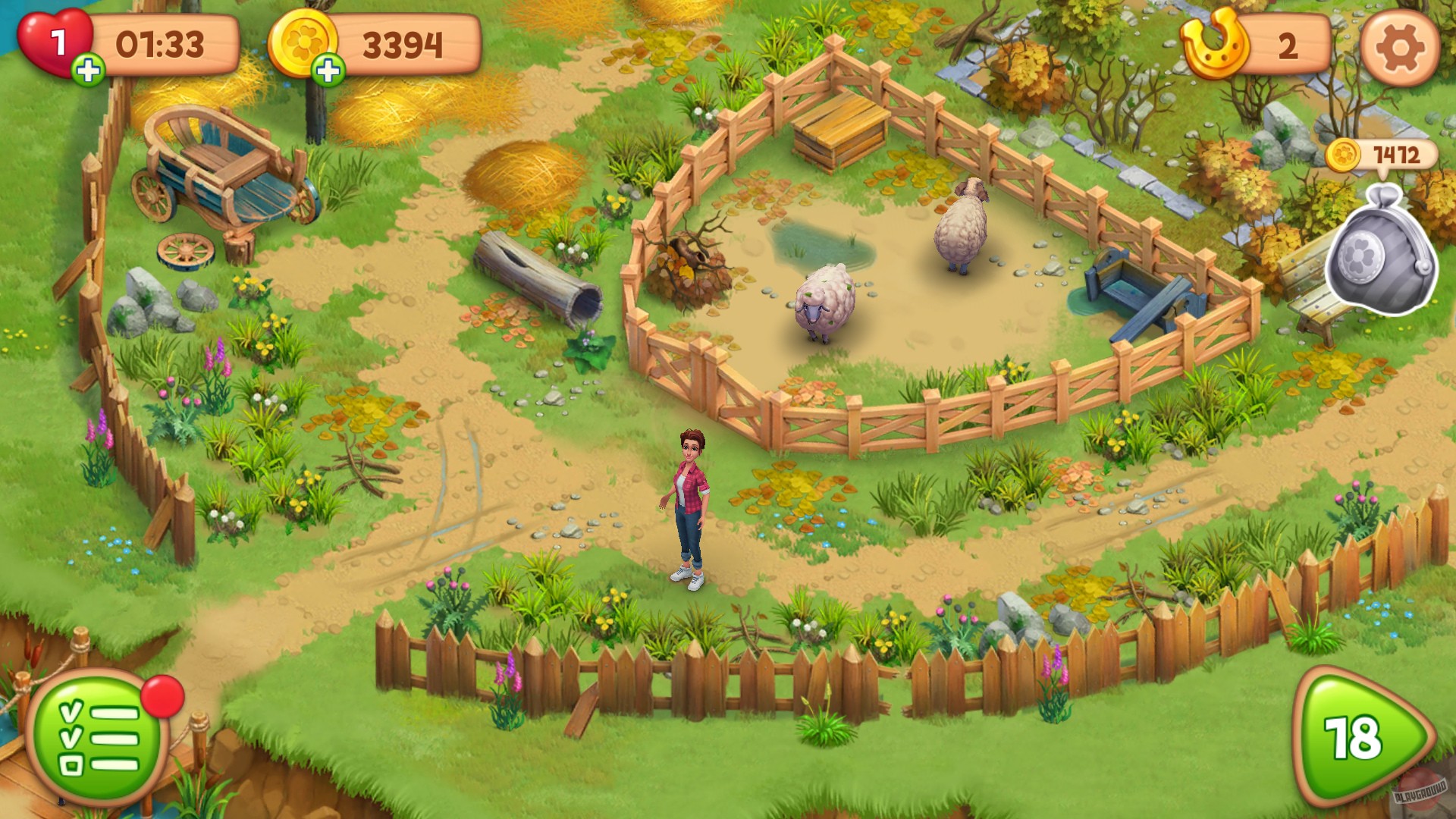 Скриншот из игры Farmscapes - 3